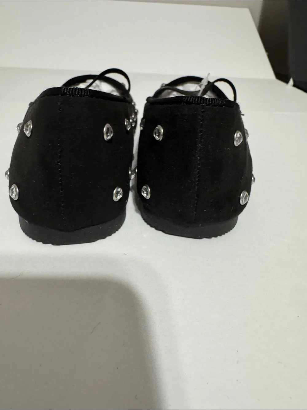 Cat & Jack Black Studded Mary Jane Flats